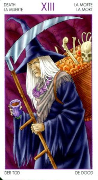 Witchy Tarot. Таро Ведьм (карты + книга «Модная ведьма») %% XIII Смерть