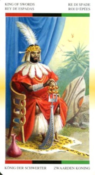 Таро Афро-Американское (African American Tarot) %% Король пентаклей