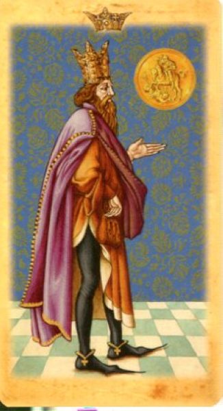 Medieval Tarot. Средневековое Таро %% Король жезлов