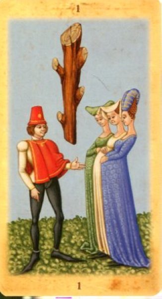 Medieval Tarot. Средневековое Таро %% Туз мечей