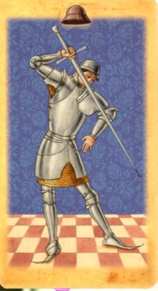 Medieval Tarot. Средневековое Таро %% Паж пентаклей
