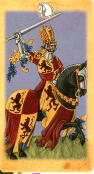 Medieval Tarot. Средневековое Таро %% Рыцарь пентаклей