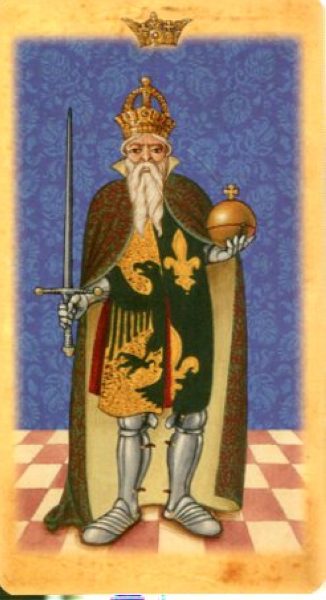 Medieval Tarot. Средневековое Таро %% Король пентаклей