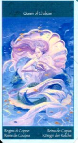 Мини Таро Волшебный Мир Сирен (Mini Tarot Of Mermaids) %% Королева чаш