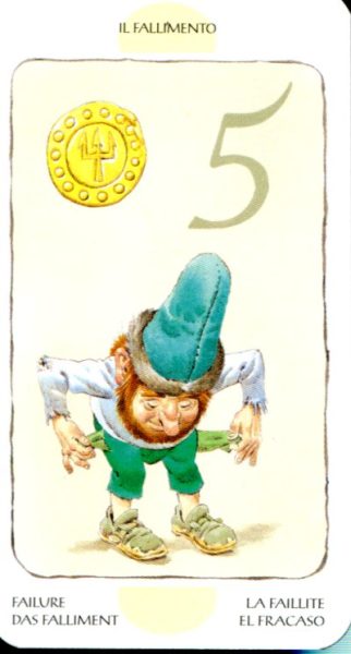 Tarot of the Gnomes. Таро Гномов (мини) %% XVIII Луна