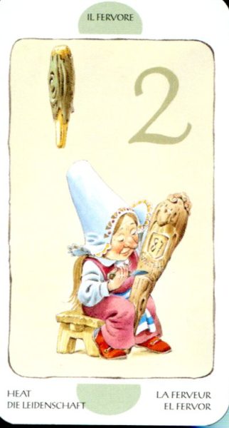 Tarot of the Gnomes. Таро Гномов (мини) %% 8 чаш