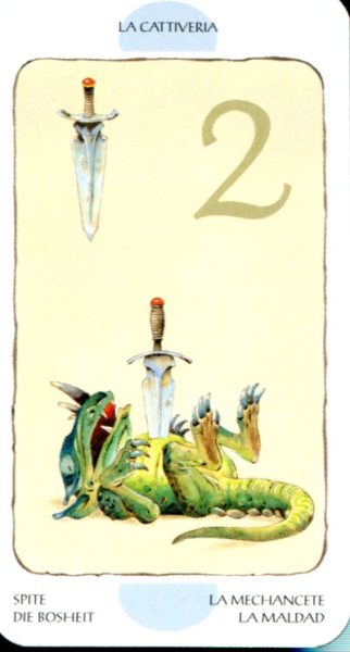 Tarot of the Gnomes. Таро Гномов (мини) %% 8 жезлов