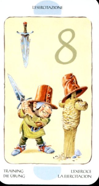 Tarot of the Gnomes. Таро Гномов (мини) %% Король жезлов