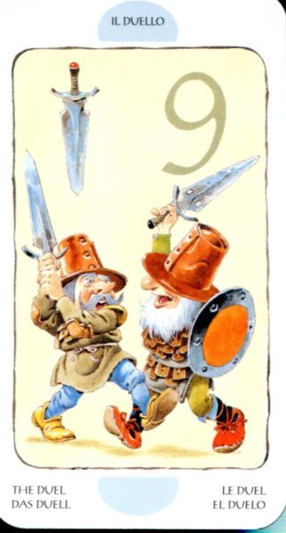 Tarot of the Gnomes. Таро Гномов (мини) %% Туз мечей