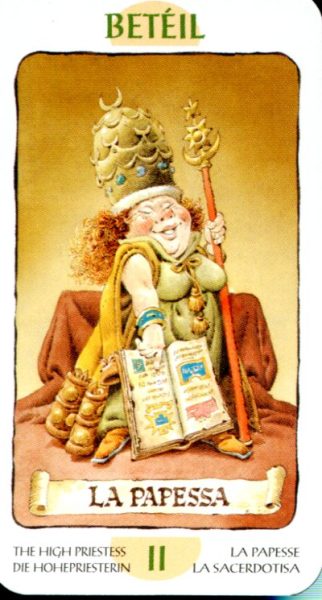 Tarot of the Gnomes. Таро Гномов (мини) %% 9 мечей