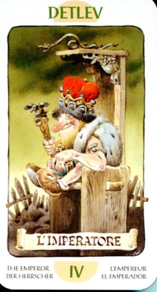 Tarot of the Gnomes. Таро Гномов (мини) %% Паж мечей
