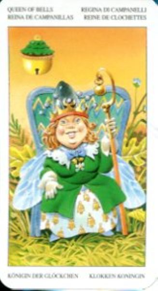 Мини Таро Сказка Леса (Mini Tarot Fairy) %% Королева жезлов
