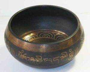 Поющая чаша. Тибетский орнамент, d=12 см