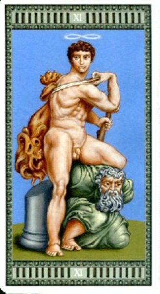 Таро «Микеланджело» (Michelangelo Tarot) %% XII Повешенный