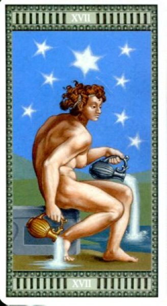 Таро «Микеланджело» (Michelangelo Tarot) %% XVIII Луна