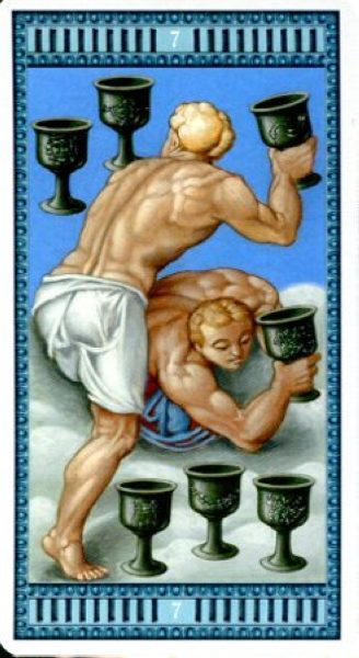 Таро «Микеланджело» (Michelangelo Tarot) %% 8 чаш