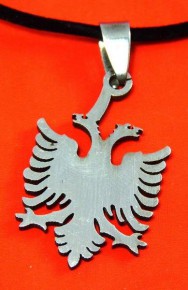 Амулет Двуглавый орел, фигура (сталь) %% 