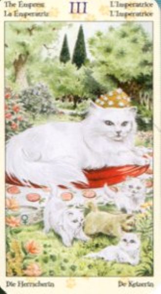 Tarot of Pagan Cats. Таро Языческих кошек (мини) %% III Императрица