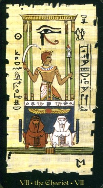 Egyptian Tarot. Египетское Таро (Старшие Арканы) %% VII Колесница