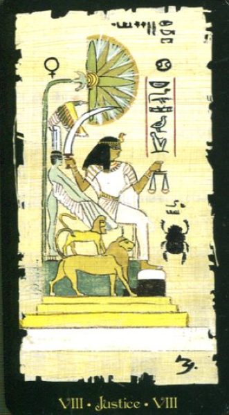 Egyptian Tarot. Египетское Таро (Старшие Арканы) %% VIII Сила