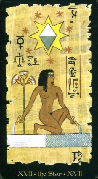 Egyptian Tarot. Египетское Таро (Старшие Арканы) %% XVII Звезда