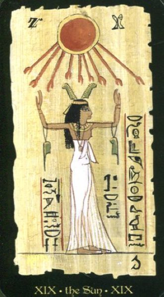 Egyptian Tarot. Египетское Таро (Старшие Арканы) %% XIX Солнце