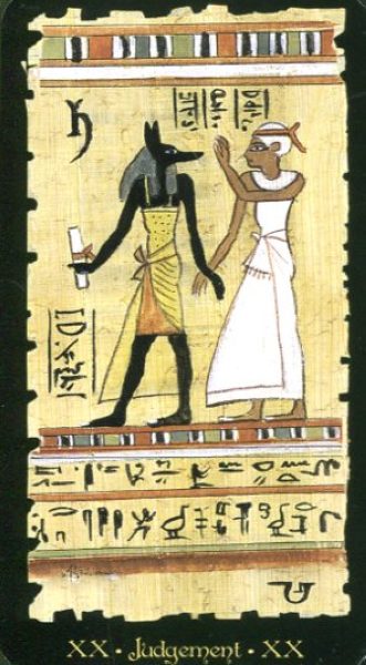 Egyptian Tarot. Египетское Таро (Старшие Арканы) %% XX Суд