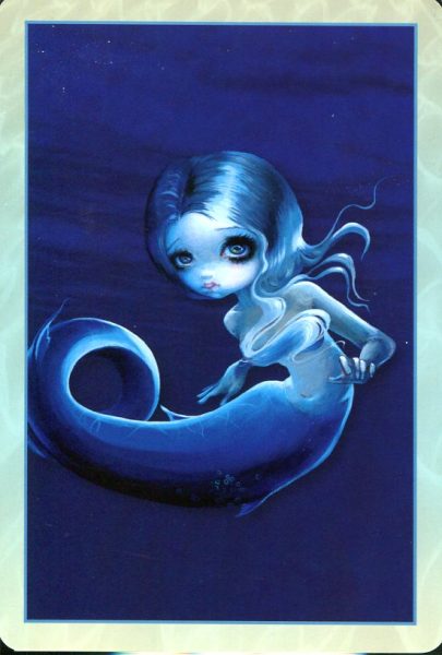 Myths and Mermaids: Oracle of the Water. Мифы и Русалки: Оракул Воды %% 9 жезлов