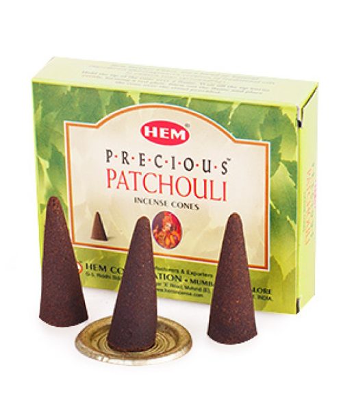Благовония HEM Драгоценный Пачули (Precious Patchouli) 10 конусов %% обложка 2