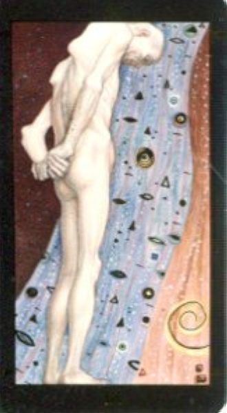 Мини Таро Климта. Klimt Tarot. Позолоченное %% IX Отшельник