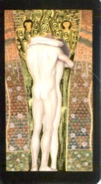 Мини Таро Климта. Klimt Tarot. Позолоченное %% XIX Солнце