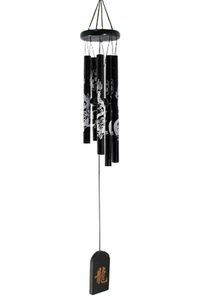 Колокольчики ветра Драконы, бамбук, металл, 61 см