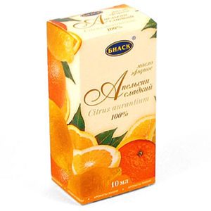Апельсин сладкий, 10 мл, 100% эфирное масло