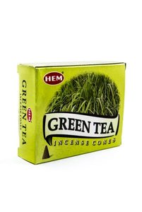 Благовония HEM Зеленый Чай (Green Tea) 10 конусов