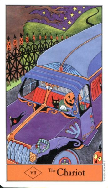 Halloween Tarot (Хэллоуин таро) %% VII Колесница