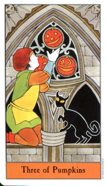 Halloween Tarot (Хэллоуин таро) %% 3 чаш