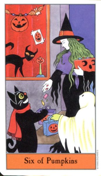 Halloween Tarot (Хэллоуин таро) %% 6 чаш