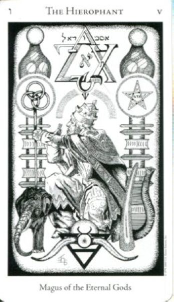 The Hermetic Tarot. Герметик таро %% V Жрец