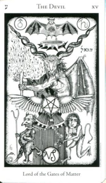 The Hermetic Tarot. Герметик таро %% XV Дьявол