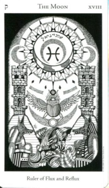 The Hermetic Tarot. Герметик таро %% XVIII Луна
