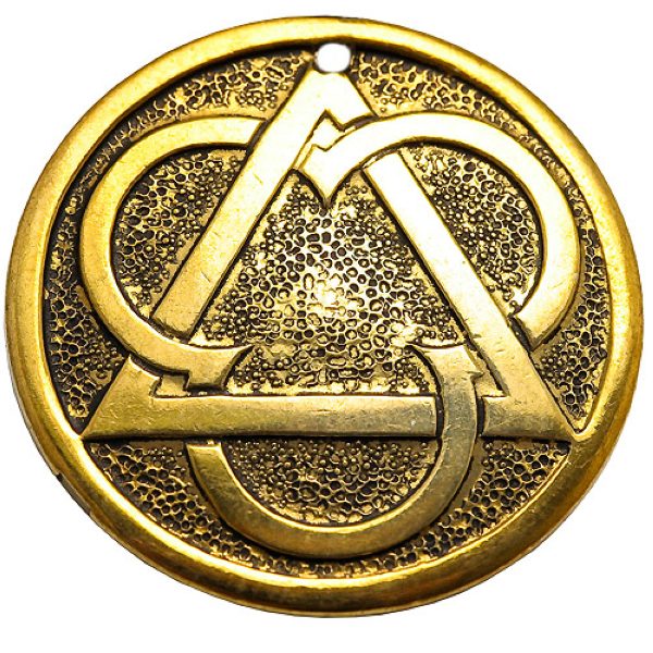 Амулет-подвескa «Христианский символ Троицы» (латунь) %% 