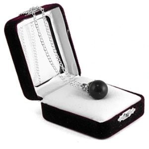 Аромакулон Фантазия, камень - авантюрин, на цепочке, в подарочной упаковке 6х5 см