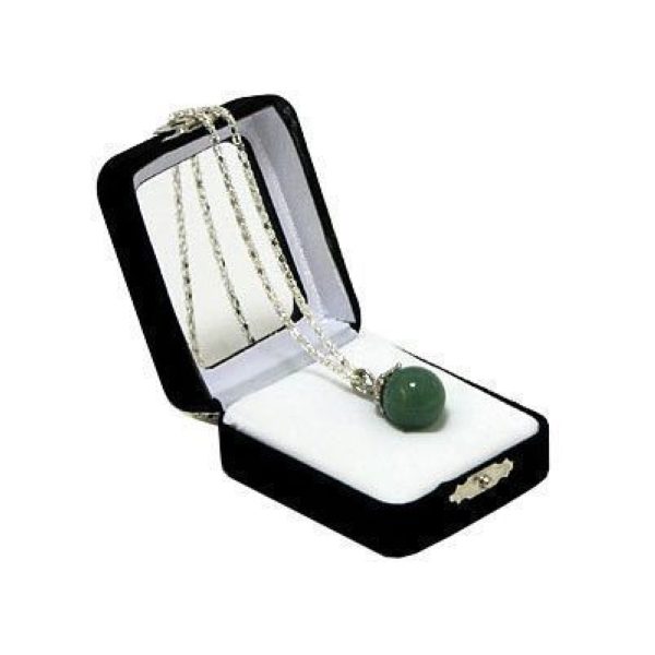 Аромакулон Фантазия, камень - нефрит, на цепочке, в подарочной упаковке 6х5 см %% обложка 1