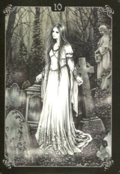 Victoria Frances Gothic Oracle Cards. Готический Оракул Виктория Фрэнсис %% IX Отшельник