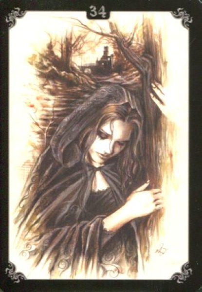 Victoria Frances Gothic Oracle Cards. Готический Оракул Виктория Фрэнсис %% Рыцарь чаш