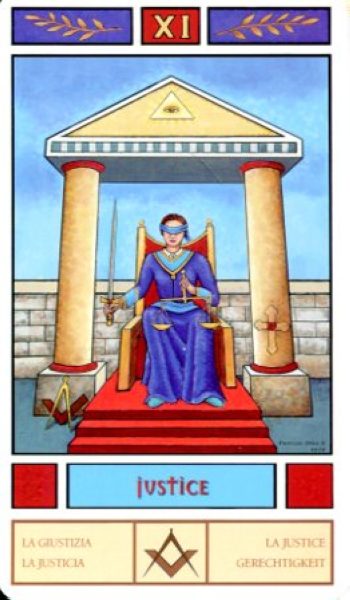 Масонское таро (MasoniC Tarot) %% XI Справедливость