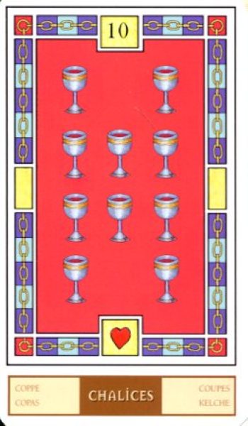 Масонское таро (MasoniC Tarot) %% 10 чаш