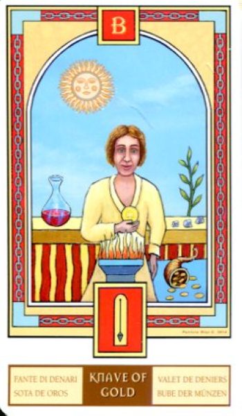 Масонское таро (MasoniC Tarot) %% Паж жезлов