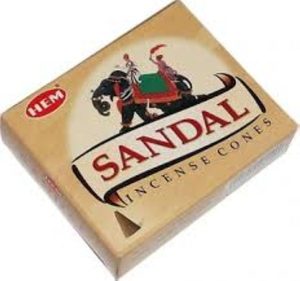 

Благовония HEM Сандал (Sandalo) 10 конусов