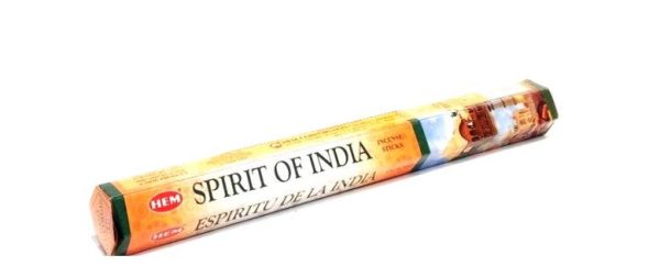 Благовония HEM Дух Индии (Spirit of India) шестигранник 20 палочек %% обложка 1